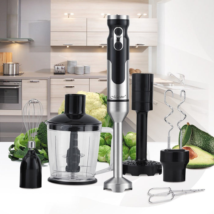 Maestro MR-567 blender Immersion blender 1000 W Black, Stainless steel