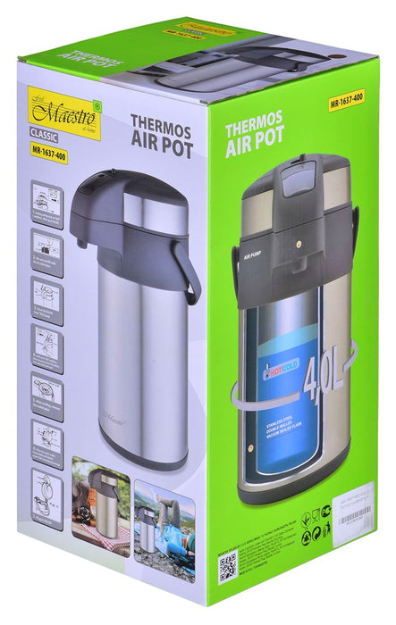 Tourist thermos 4 l MR-1637-400-GOLD Maestro