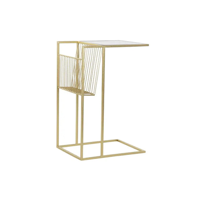 Magazine rack DKD Home Decor Golden Metal Mirror 48 x 35 x 71 cm - Декорация и Осветление<<<Дом