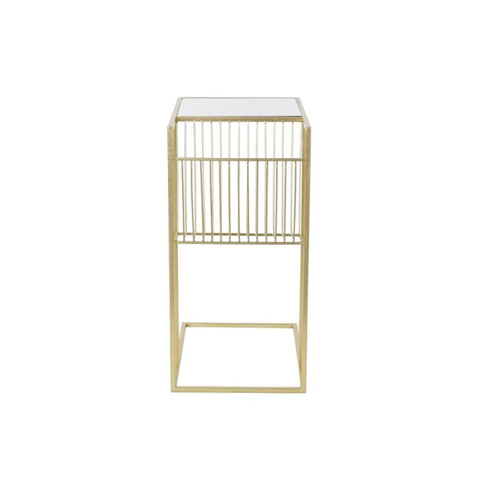 Magazine rack DKD Home Decor Golden Metal Mirror 48 x 35 x 71 cm - Декорация и Осветление<<<Дом