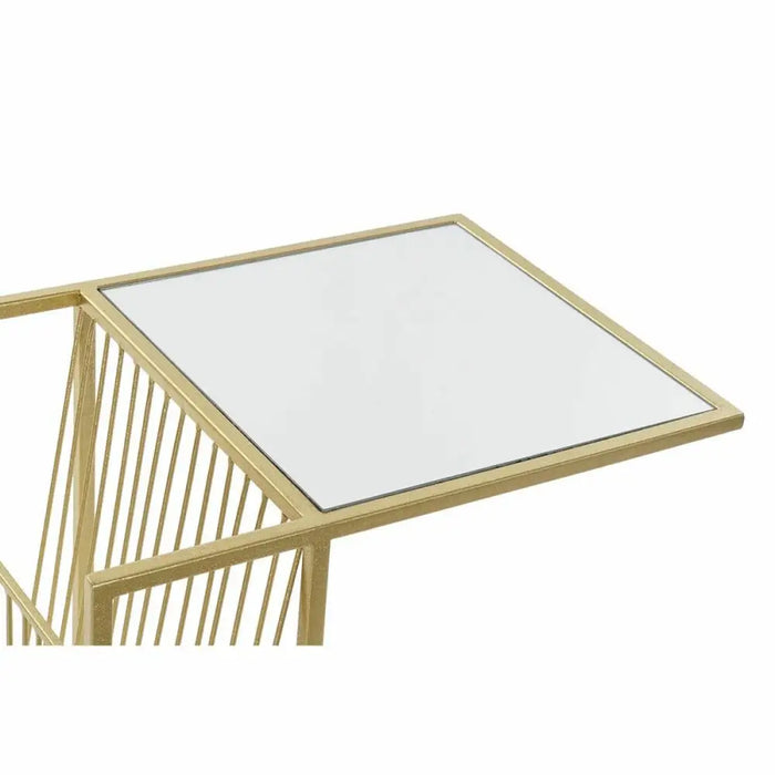 Magazine rack DKD Home Decor Golden Metal Mirror 48 x 35 x 71 cm - Декорация и Осветление<<<Дом