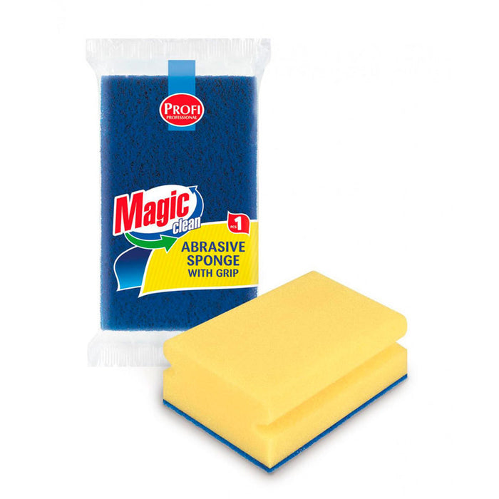 SPONGE WITH CHANNEL GIGAS PROFI 1 PCS 16.5 X 10 X 5.7 CM MAGIC CLEAN