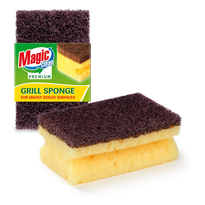 SPONGE FOR GRILL SURFACES PREMIUM MAGIC CLEAN
