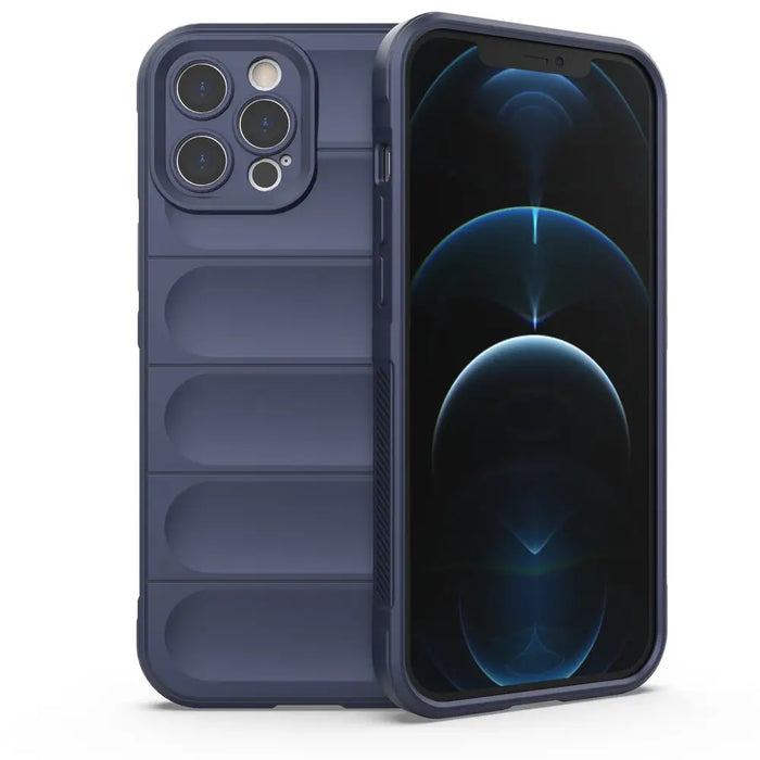 Magic Shield Case case for iPhone 12 Pro Max flexible armored dark blue cover - Cell phone cases and covers<<<HurtelXML