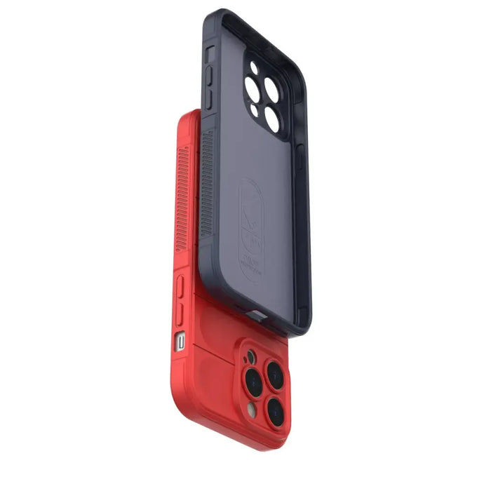 Magic Shield Case case for iPhone 14 Pro Max elastic armored case in burgundy - Cell phone cases and covers<<<HurtelXML