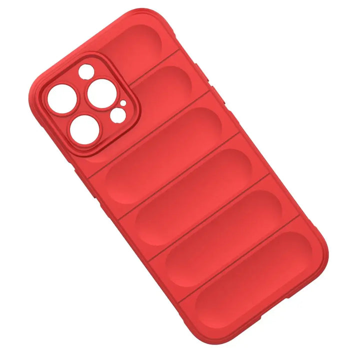 Magic Shield Case case for iPhone 14 Pro Max elastic armored case in burgundy - Cell phone cases and covers<<<HurtelXML