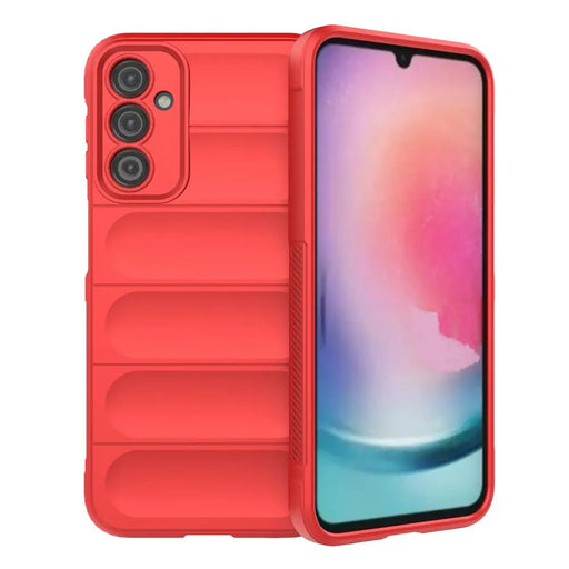 Magic Shield Case for Samsung Galaxy A24 4G flexible armored cover red - Cell phone cases and covers<<<HurtelXML