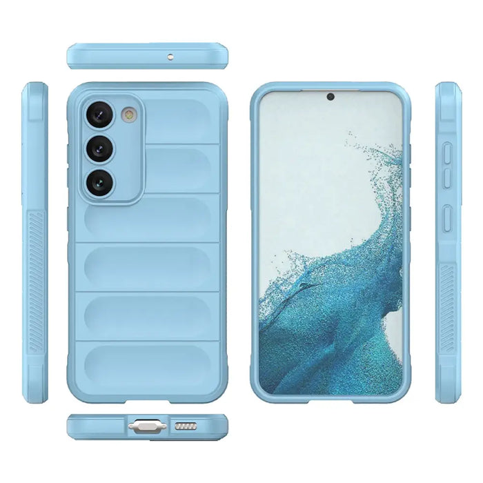 Magic Shield Case for Samsung Galaxy S23+ flexible armored cover light blue - Cell phone cases and covers<<<HurtelXML