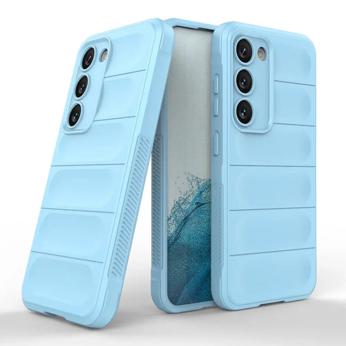 Magic Shield Case for Samsung Galaxy S23+ flexible armored cover light blue - Cell phone cases and covers<<<HurtelXML