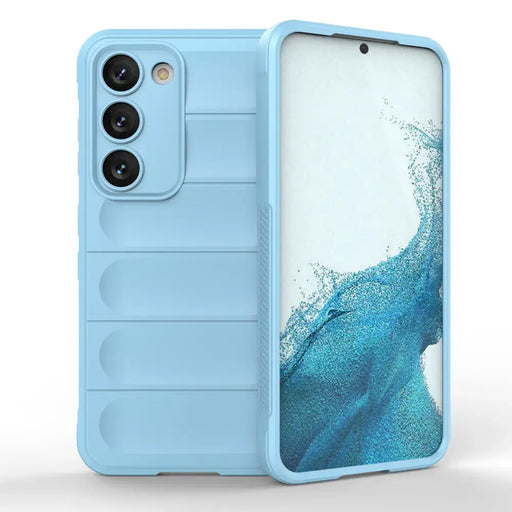 Magic Shield Case for Samsung Galaxy S23+ flexible armored cover light blue - Cell phone cases and covers<<<HurtelXML