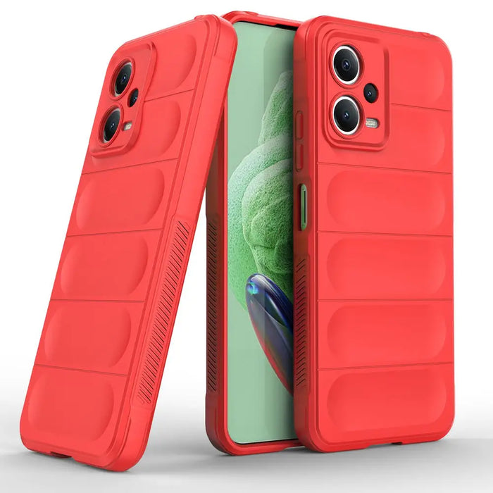 Magic Shield Case for Xiaomi Redmi Note 12 5G / Poco X5 5G Flexible Armor Cover Red - Cell phone cases