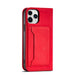 Magnet Card Case for iPhone 12 cover card wallet card stand red - Cell phone cases and covers<<<HurtelXML