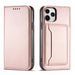 Magnet Card Case for iPhone 12 Pouch Card Wallet Card Stand Pink - Cell phone cases and covers<<<HurtelXML