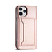 Magnet Card Case for iPhone 12 Pouch Card Wallet Card Stand Pink - Cell phone cases and covers<<<HurtelXML