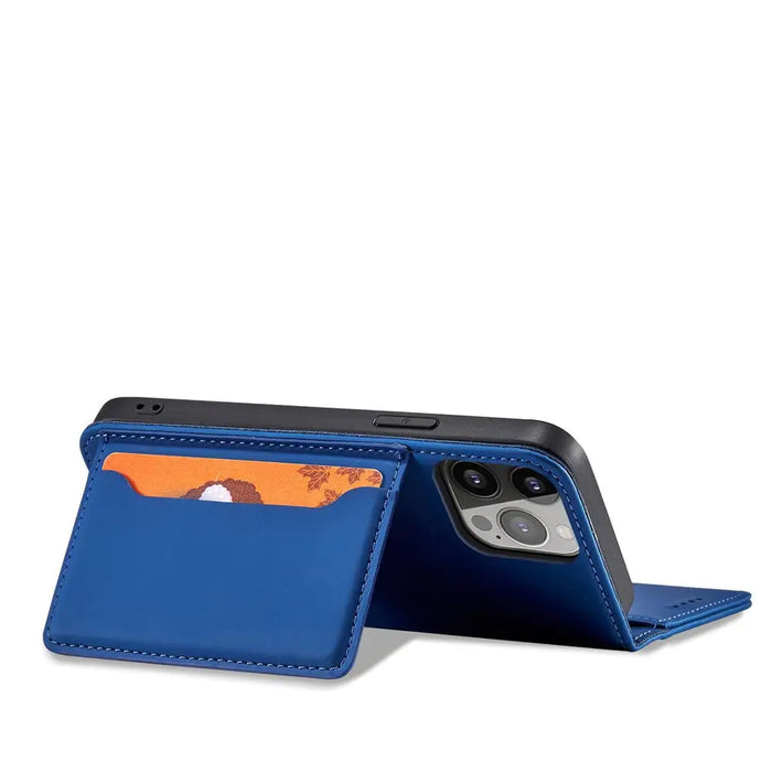 Magnet Card Case for iPhone 13 cover card wallet card stand blue - Cell phone cases and covers<<<HurtelXML
