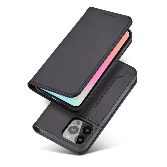 Magnet Card Case for Samsung Galaxy A23 5G cover with flip wallet stand black - Cell phone cases and covers<<<HurtelXML