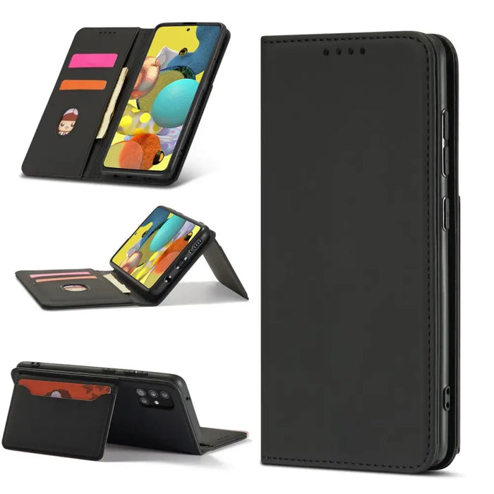 Magnet Card Case Case for Samsung Galaxy A53 5G Pouch Wallet Card Holder Black - Cell phone cases and covers<<<HurtelXML