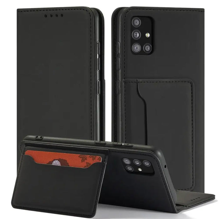 Magnet Card Case Case for Samsung Galaxy A53 5G Pouch Wallet Card Holder Black - Cell phone cases and covers<<<HurtelXML