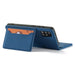 Magnet Card Case Case for Xiaomi Redmi Note 11 Pouch Card Wallet Card Holder Blue - Cell phone cases