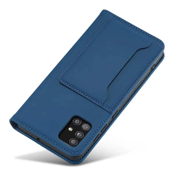 Magnet Card Case Case for Xiaomi Redmi Note 11 Pouch Card Wallet Card Holder Blue - Cell phone cases