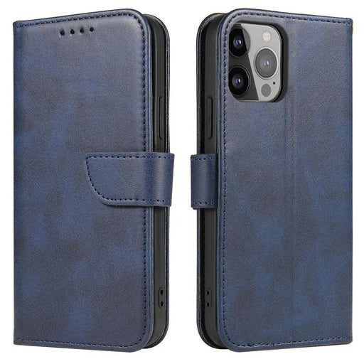 Magnet Case Cover for Xiaomi Redmi Note 12 5G / Poco X5 5G Cover with Flip Wallet Stand Blue - Cell phone cases
