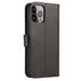 Magnet Case elegant bookcase type case with kickstand for iPhone 13 Pro Max black - Cell phone cases