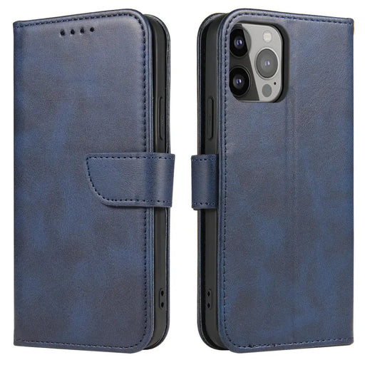 Magnet Case for Samsung S24 with flap and wallet - blue - Cell phone cases and covers<<<HurtelXML