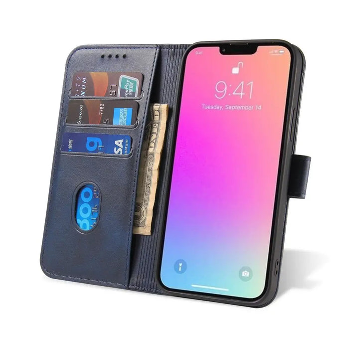 Magnet Case case for Xiaomi Redmi Note 12 Pro+ flip cover wallet stand blue - Cell phone cases and covers<<<HurtelXML