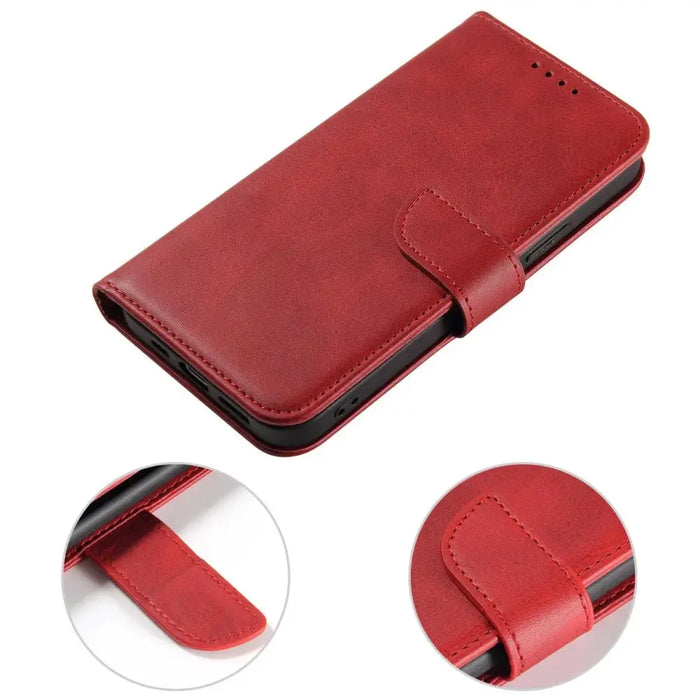 Magnet Case with flap for Samsung Galaxy A26 - red - Cell phone cases and covers<<<HurtelXML