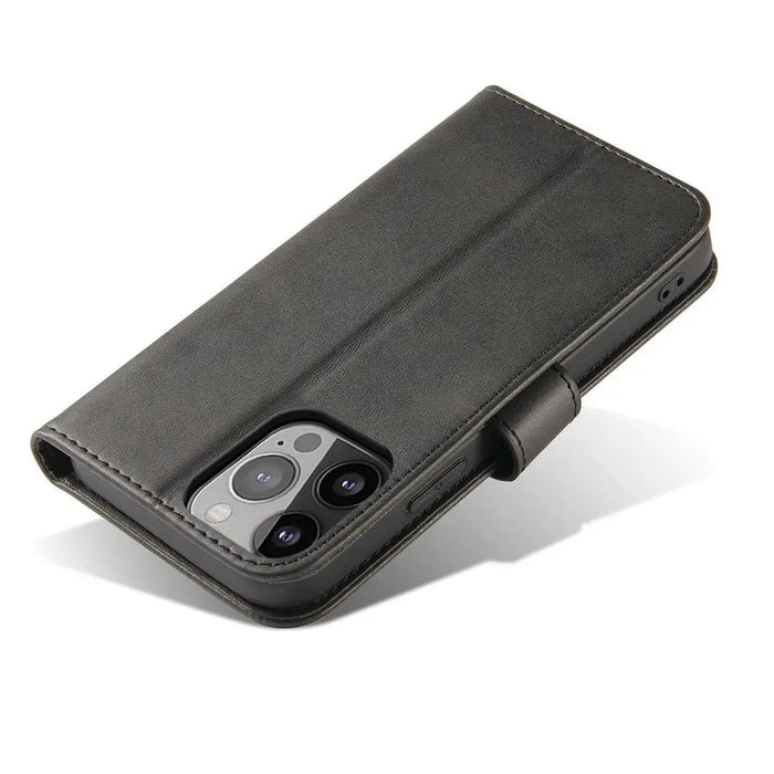 Magnet Case with Flip for Samsung Galaxy S25 Ultra - Black - Cell phone cases and covers<<<HurtelXML