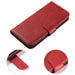 Magnet Case with Flip for Samsung Galaxy S25 Ultra - Red - Cell phone cases and covers<<<HurtelXML