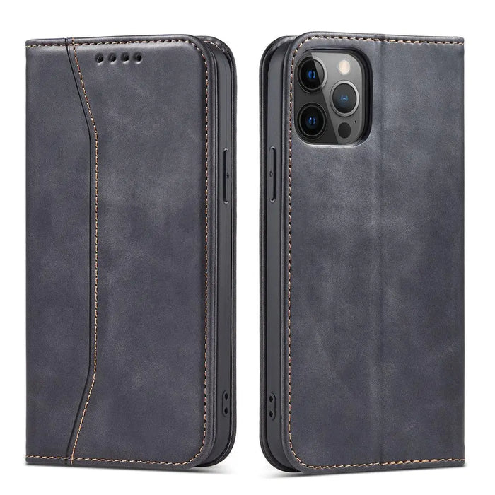 Magnet Fancy Case Case for iPhone 12 Pro Max Pouch Wallet Card Holder Black - Cell phone cases and covers<<<HurtelXML