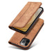 Magnet Fancy Case Case for iPhone 12 Pro Max Pouch Wallet Card Holder Brown - Cell phone cases and covers<<<HurtelXML