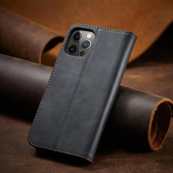 Magnet Fancy Case Case for iPhone 12 Pro Max Pouch Wallet Card Holder Black - Cell phone cases and covers<<<HurtelXML