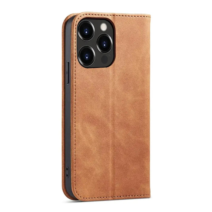 Magnet Fancy Case Case for iPhone 13 Pro Cover Card Wallet Card Stand Brown - Cell phone cases and covers<<<HurtelXML