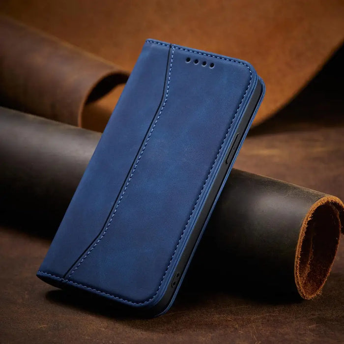 Magnet Fancy Case Case for iPhone 13 Pro Pouch Card Wallet Card Stand Blue - Cell phone cases and covers<<<HurtelXML