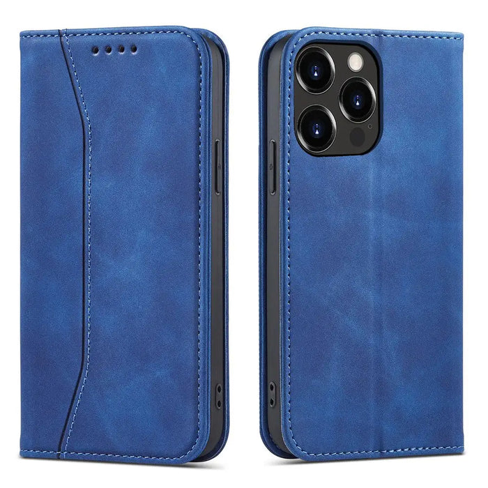 Magnet Fancy Case Case for iPhone 13 Pro Pouch Card Wallet Card Stand Blue - Cell phone cases and covers<<<HurtelXML