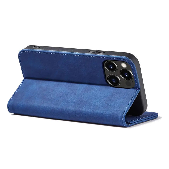 Magnet Fancy Case Case for iPhone 13 Pro Pouch Card Wallet Card Stand Blue - Cell phone cases and covers<<<HurtelXML