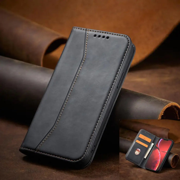 Magnet Fancy Case Case for iPhone 13 Pro Pouch Wallet Card Holder Black - Cell phone cases and covers<<<HurtelXML