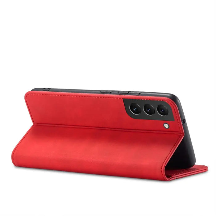 Magnet Fancy Case for Samsung Galaxy S23 Ultra Cover with Flip Stand Wallet Red - Cell phone cases