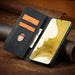 Magnet Fancy Case for Samsung Galaxy S23 Ultra flip cover wallet stand black - Cell phone cases and covers<<<HurtelXML