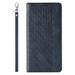 Magnet Strap Case for iPhone 12 Pouch Wallet + Mini Lanyard Pendant Blue - Cell phone cases and covers<<<HurtelXML