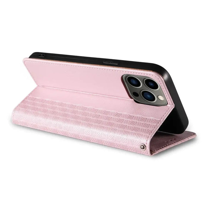Magnet Strap Case for iPhone 13 Pro Pouch Wallet + Mini Lanyard Pendant Pink - Cell phone cases and covers<<<HurtelXML