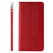 Magnet Strap Case for iPhone 14 Flip Wallet Mini Lanyard Stand red - Cell phone cases and covers<<<HurtelXML