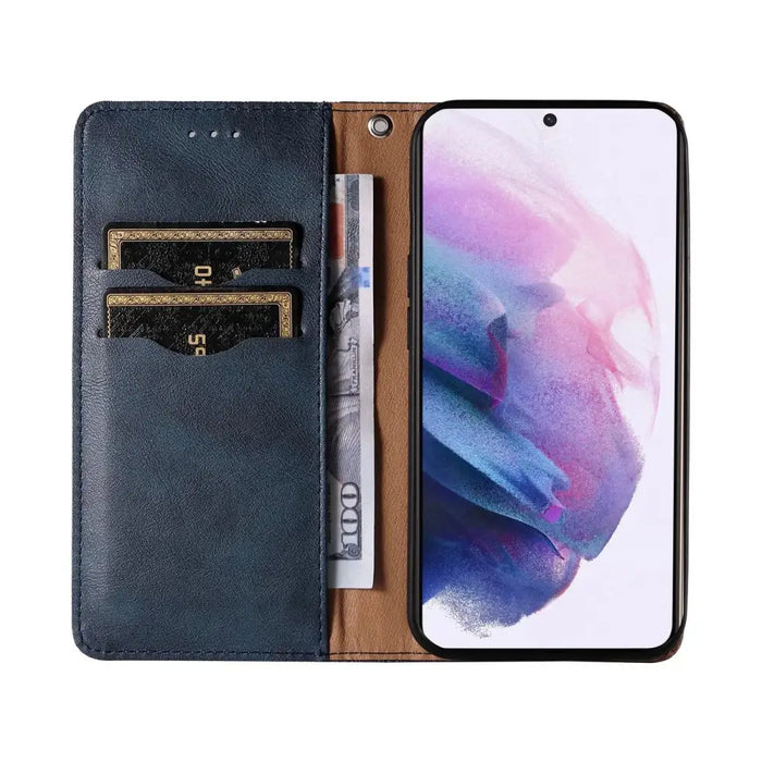 Magnet Strap Case Case For Samsung Galaxy A23 5G Flip Wallet Mini Lanyard Stand Blue - Cell phone cases