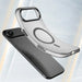 Magnetic Abrasive iPhone 17 Air Case Compatible with MagSafe - Matte Black - Cell phone cases and covers<<<HurtelXML