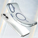 Magnetic Abrasive iPhone 17 Case Compatible with MagSafe - Matte Blue - Cell phone cases and covers<<<HurtelXML