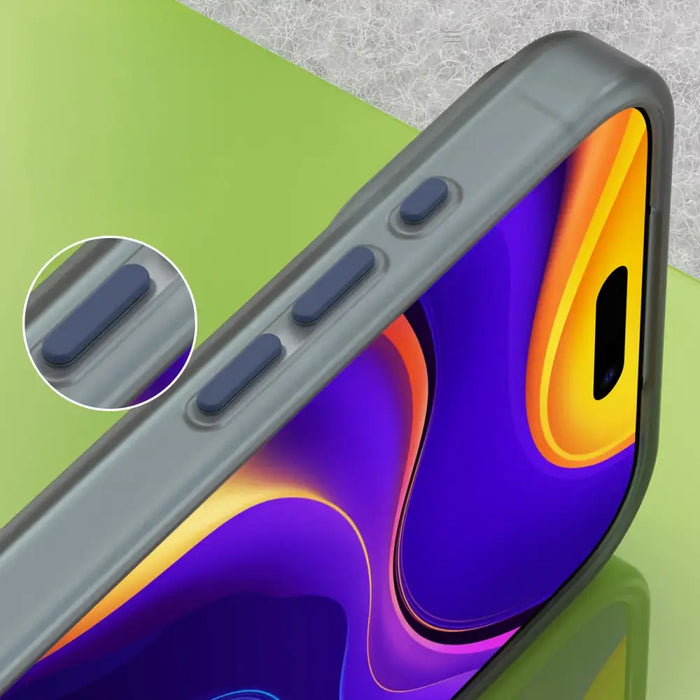 Magnetic Abrasive iPhone 17 Pro Case Compatible with MagSafe - Matte Blue - Cell phone cases and covers<<<HurtelXML