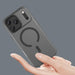 Magnetic Abrasive iPhone 17 Pro Max Case Compatible with MagSafe - Matte Black - Cell phone cases and covers<<<HurtelXML
