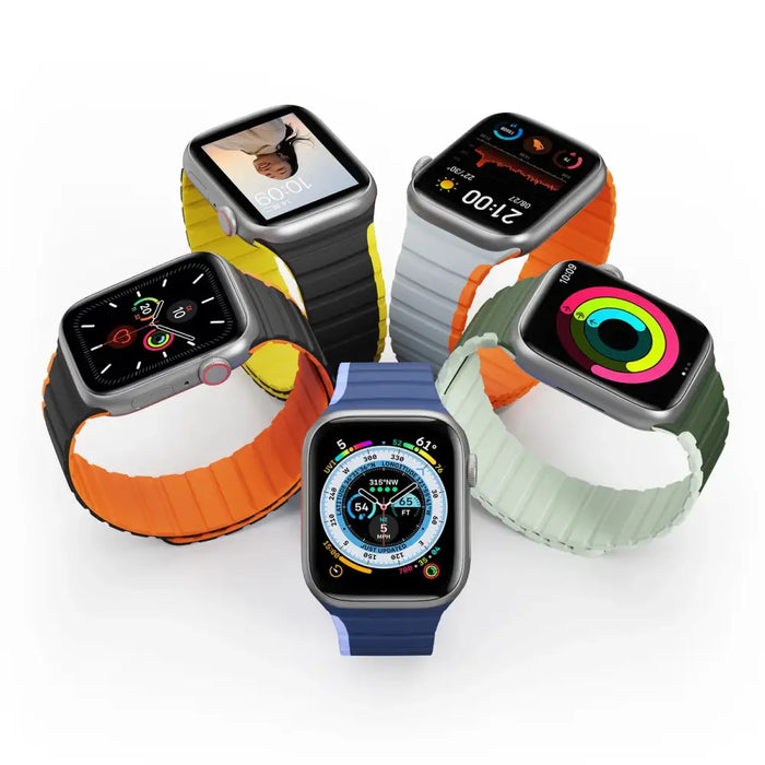 Magnetic Apple Watch SE 9 8 7 6 5 4 3 2 1 (41 40 38 mm) Dux Ducis Strap (LD Version) - green - Cell phone cases